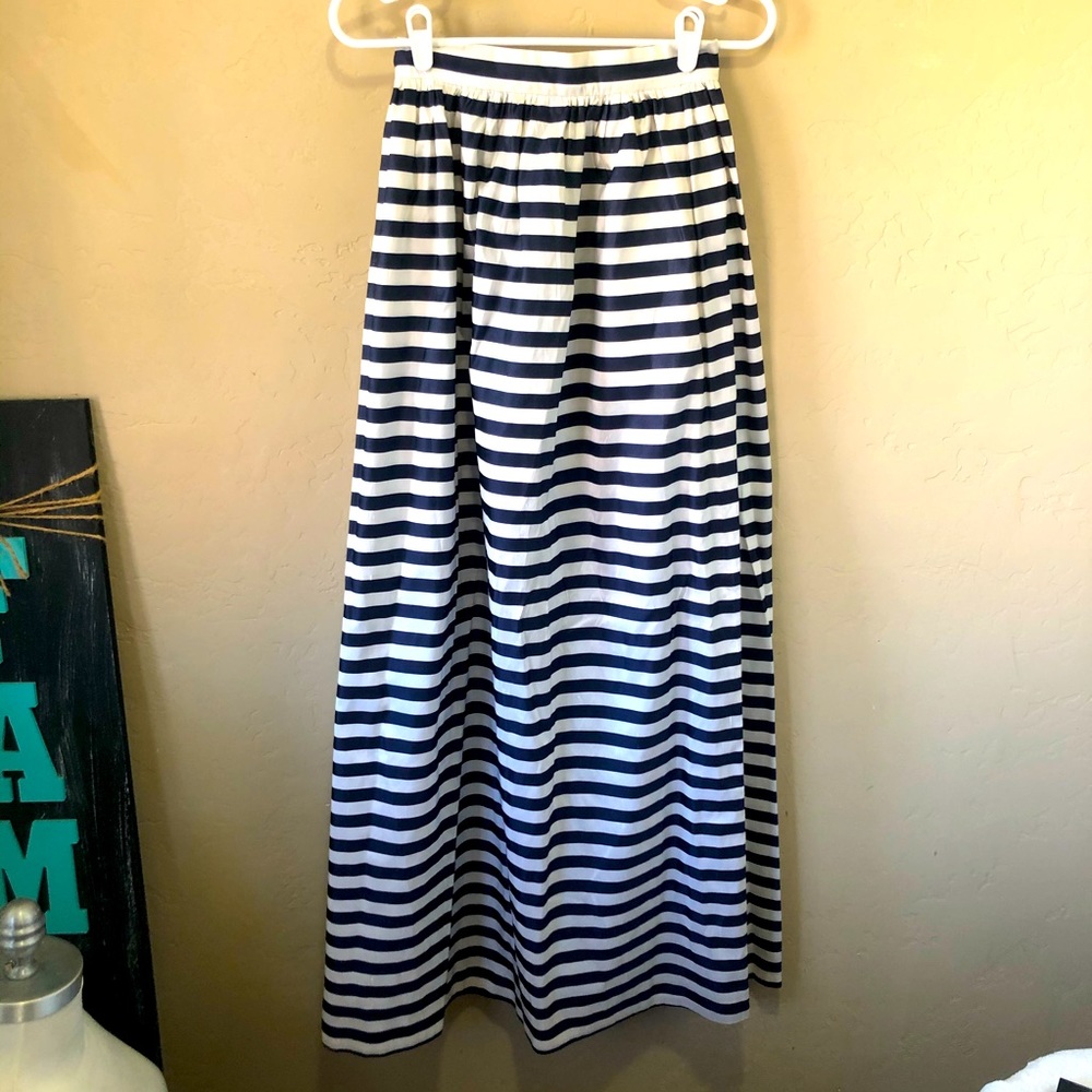 Mother of Pearl Jharna Silk Taffeta Long Skirt